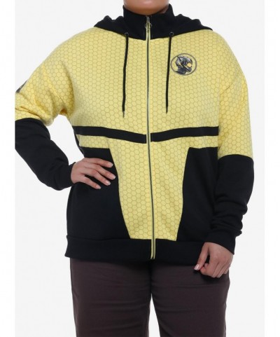 Low Price Her Universe Marvel Ant-Man And The Wasp: Quantumania Wasp Girls Hoodie Plus Size $8.63 Hoodies