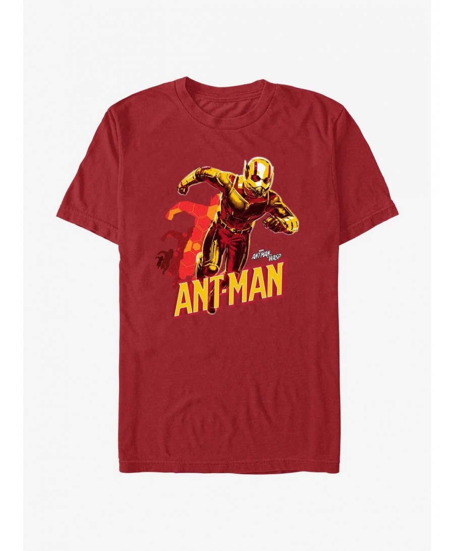 Big Sale Marvel Ant-Man and the Wasp: Quantumania Ant-Man Transform T-Shirt $8.60 T-Shirts