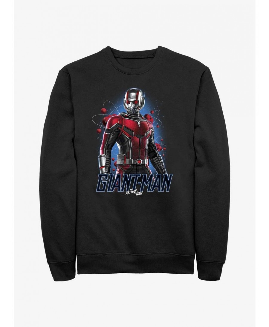 Clearance Marvel Ant-Man and the Wasp: Quantumania Giant-Man Atom Sweatshirt $18.45 Sweatshirts