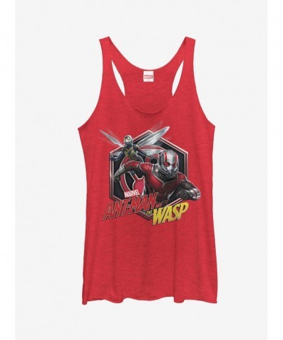 Exclusive Price Marvel Ant-Man And The Wasp Hexagon Girls Tank $9.07 Tanks