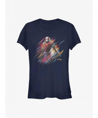 Big Sale Marvel Ant-Man Stripes Girls T-Shirt $9.21 T-Shirts