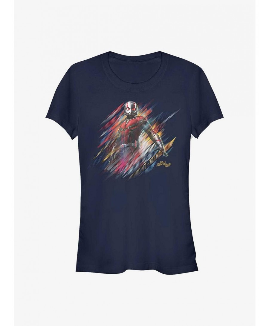 Big Sale Marvel Ant-Man Stripes Girls T-Shirt $9.21 T-Shirts