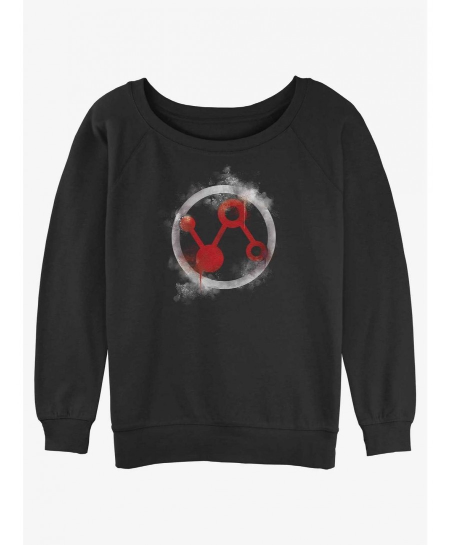 Discount Sale Marvel Ant-Man and the Wasp: Quantumania Pym Technologies Icon Slouchy Sweatshirt $11.81 Sweatshirts
