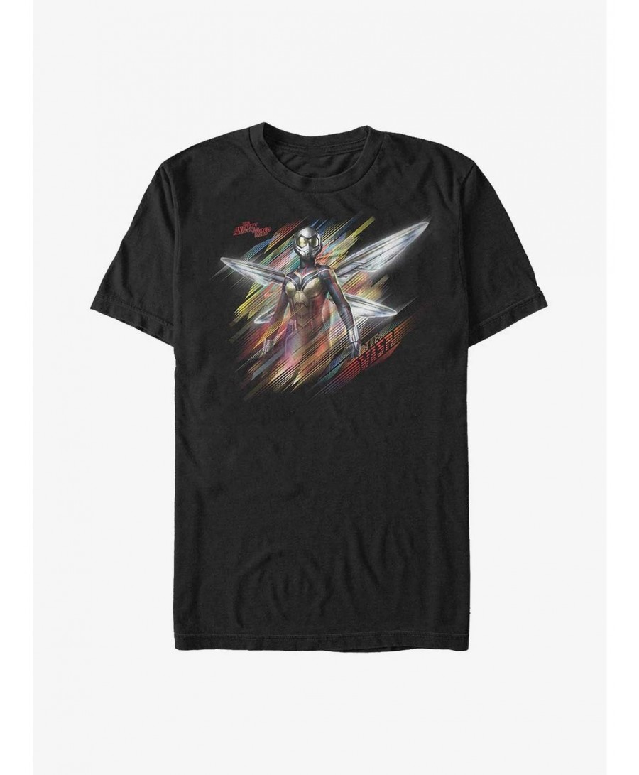 Clearance Marvel Ant-Man Wasp Stripes T-Shirt $10.28 T-Shirts