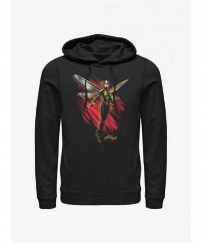 Absolute Discount Marvel Ant-Man and the Wasp: Quantumania Wasp Wings Hoodie $15.72 Hoodies