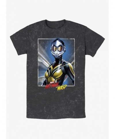 Flash Sale Marvel Ant-Man and the Wasp: Quantumania Wasp Portrait T-Shirt $8.60 T-Shirts