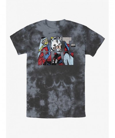 Sale Item Marvel Ant-Man Namesake Logo Tie-Dye T-Shirt $8.55 T-Shirts