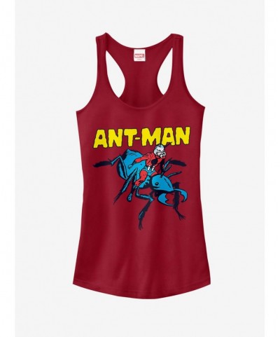 New Arrival Marvel Ant-Man Vintage Ant-Riding Girls Tank $8.47 Tanks