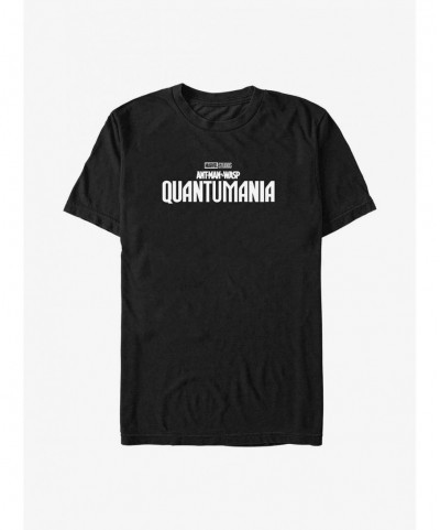 Unique Marvel Ant-Man and the Wasp: Quantumania Logo Big & Tall T-Shirt $13.75 T-Shirts