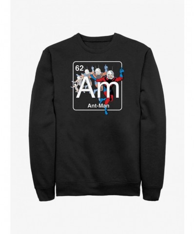 Flash Sale Marvel Ant-Man Periodic Element Ant-Man Sweatshirt $16.61 Sweatshirts