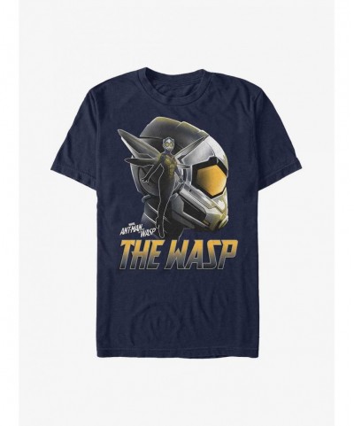 Pre-sale Discount Marvel Ant-Man The Wasp Helmet T-Shirt $11.95 T-Shirts