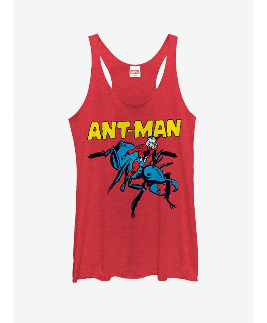 Limited-time Offer Marvel Ant-Man Vintage Ant Rider Cartoon Girls Tank $8.03 Tanks