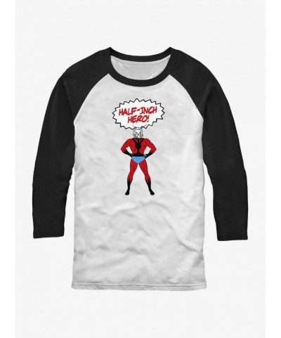 Huge Discount Marvel Ant-Man Half-Inch Hero Raglan T-Shirt $8.67 T-Shirts