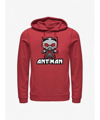 Best Deal Marvel Ant-Man and the Wasp: Quantumania Kawaii Ant-Man Hoodie $13.47 Hoodies