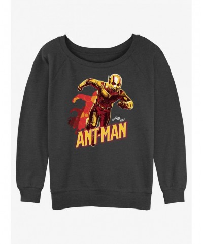Wholesale Marvel Ant-Man and the Wasp: Quantumania Ant-Man Transform Slouchy Sweatshirt $14.76 Sweatshirts