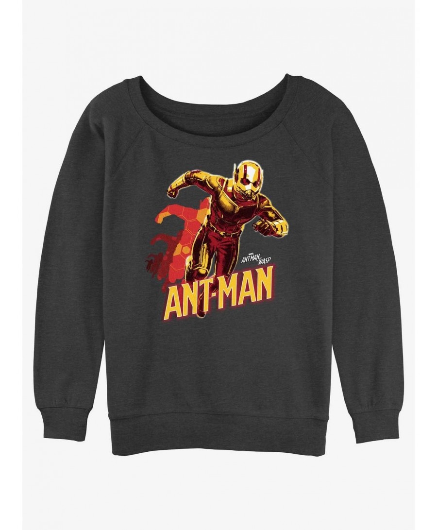Wholesale Marvel Ant-Man and the Wasp: Quantumania Ant-Man Transform Slouchy Sweatshirt $14.76 Sweatshirts