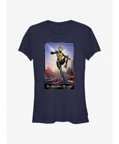 Low Price Marvel Ant-Man and the Wasp: Quantumania Wasp The Quantum Avenger Poster Girls T-Shirt $9.71 T-Shirts