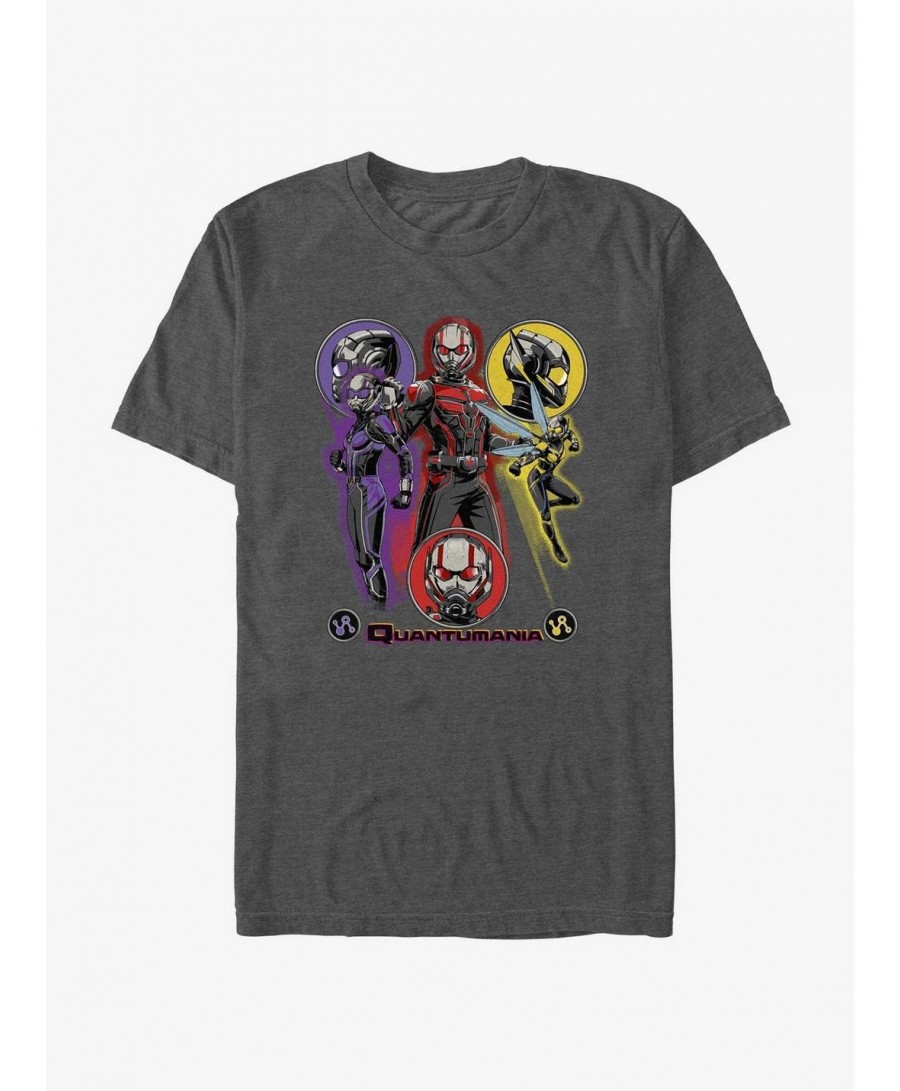 New Arrival Marvel Ant-Man and the Wasp: Quantumania Triple A-Team T-Shirt $8.13 T-Shirts