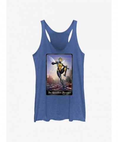 Exclusive Price Marvel Ant-Man and the Wasp: Quantumania Wasp The Quantum Avenger Poster Girls Tank $11.40 Tanks
