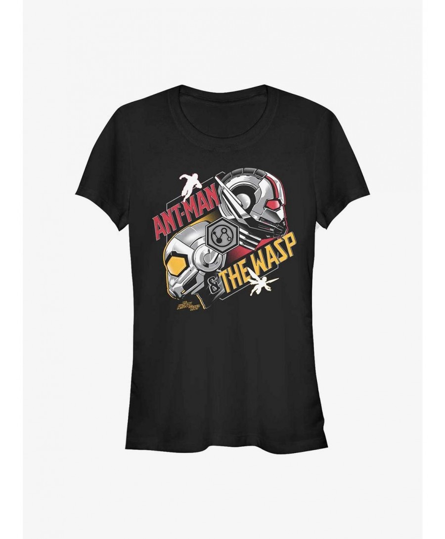 Trendy Marvel Ant-Man And The Wasp Helmets Girls T-Shirt $8.72 T-Shirts