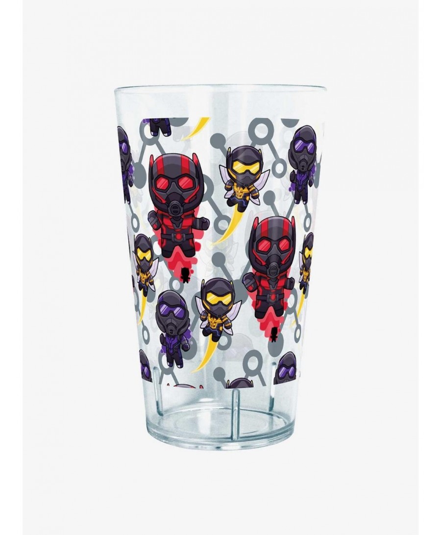 Pre-sale Marvel Ant-Man and the Wasp: Quantumania Chibi Heroes Ant-Man, The Wasp, and Cassie Tritan Cup $5.75 Cups