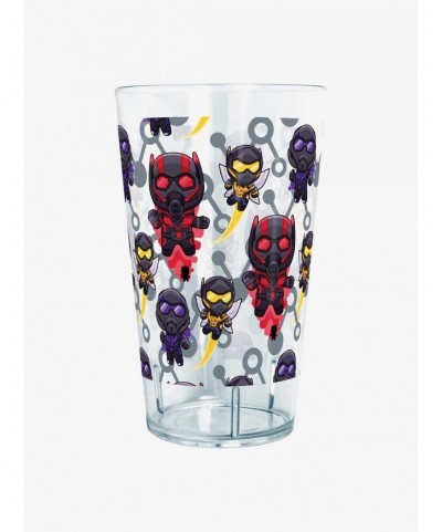 Pre-sale Marvel Ant-Man and the Wasp: Quantumania Chibi Heroes Ant-Man, The Wasp, and Cassie Tritan Cup $5.75 Cups