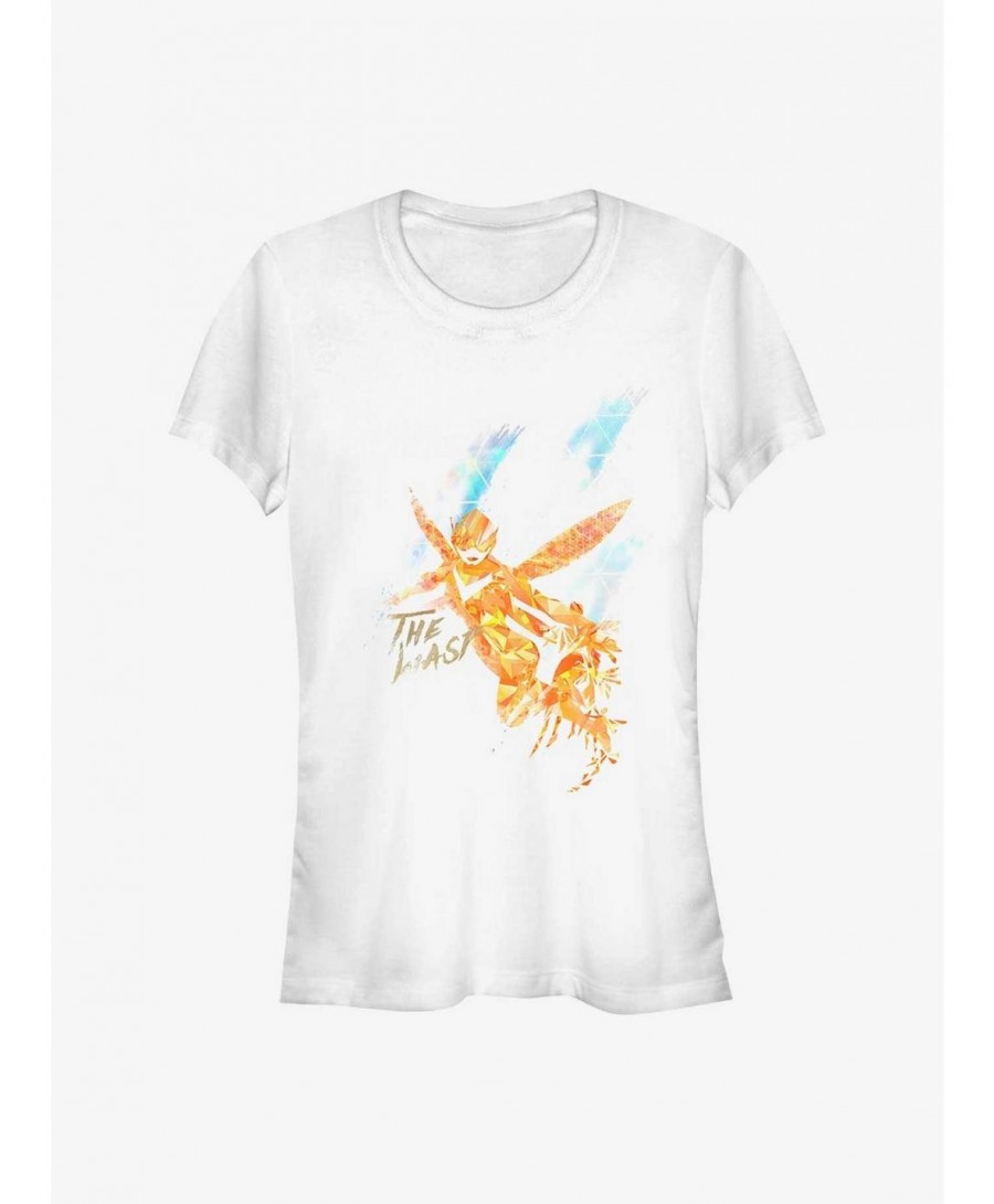 Huge Discount Marvel Ant-Man Abstract Wasp Girls T-Shirt $10.21 T-Shirts