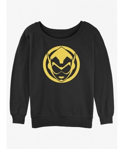 Low Price Marvel Ant-Man and the Wasp: Quantumania Wasp Sigil Slouchy Sweatshirt $15.13 Sweatshirts