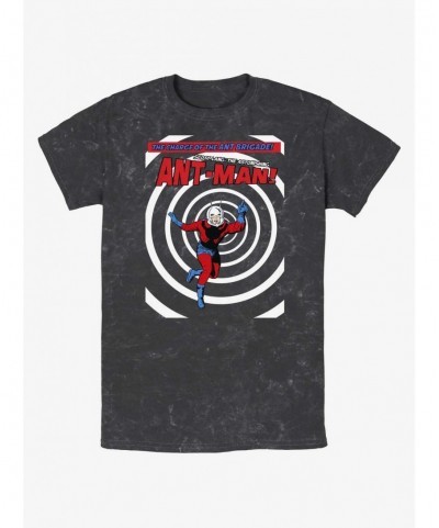 Fashion Marvel Ant-Man Ant Brigade Poster Mineral Wash T-Shirt $12.17 T-Shirts