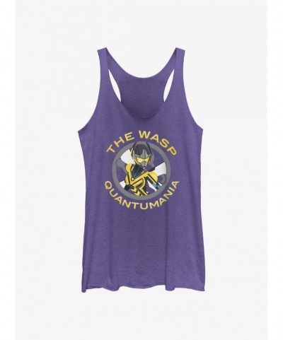 Crazy Deals Marvel Ant-Man and the Wasp: Quantumania Wasp Symbol Girls Tank $12.69 Tanks