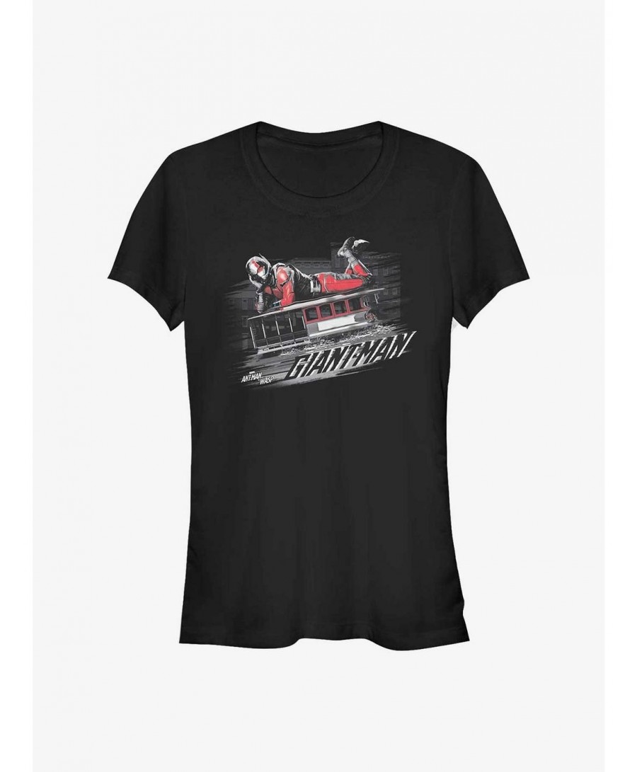 Discount Sale Marvel Ant-Man Giantman Trolley Girls T-Shirt $11.21 T-Shirts