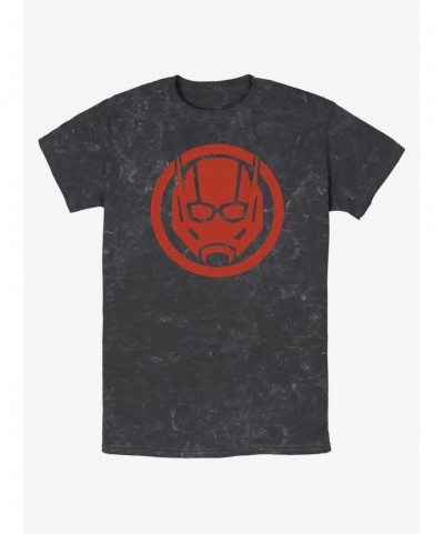 Absolute Discount Marvel Ant-Man and the Wasp: Quantumania Antman Sigil Mineral Wash T-Shirt $9.84 T-Shirts