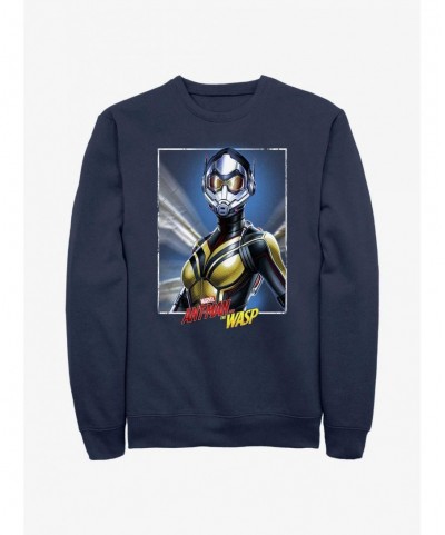 Limited Time Special Marvel Ant-Man and the Wasp: Quantumania Wasp Portrait Sweatshirt $17.71 Sweatshirts