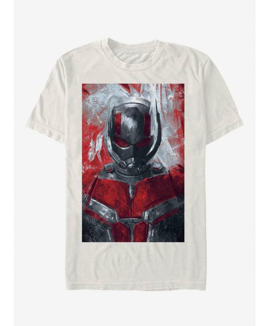 Big Sale Marvel Avengers: Endgame Ant-Man Painted Natural T-Shirt $9.80 T-Shirts