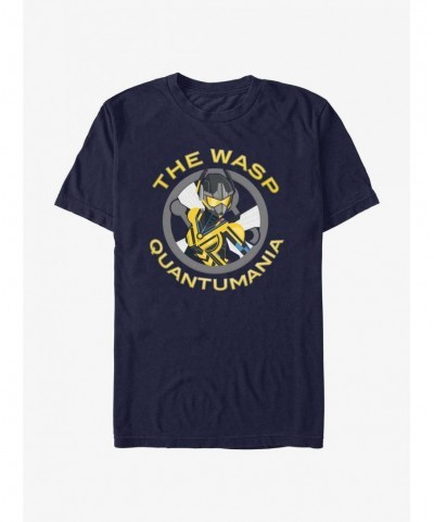 Crazy Deals Marvel Ant-Man and the Wasp: Quantumania Wasp Symbol T-Shirt $9.56 T-Shirts